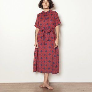 Ace & Jig Margaret Dress, Copper, Size Large, EUC